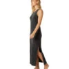 Beyond Yoga Effortless Tank Dress Washed Black