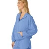 Beyond Yoga In Stride Half Zip Pullover Flower Blue -Beyond Yoga || Onzie || Marika Sales Store 7027848314923 flowerblue 2a