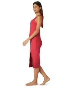 Beyond Yoga Spacedye Inspire Midi Dress Paradise Coral Heather