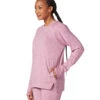 Tavi Brushed Tec Knit Sweatshirt Berry Space Dye -Beyond Yoga || Onzie || Marika Sales Store 7029827174443 berryspacedye 2a