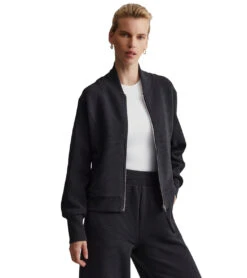 Varley Alia Zip Sweat Black