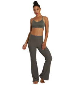 Zobha Slim Bootcut Pant -Beyond Yoga || Onzie || Marika Sales Store 7052891783211 gunmetal 4a 1