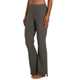 Zobha Slim Bootcut Pant Gunmetal -Beyond Yoga || Onzie || Marika Sales Store 7052891783211 gunmetal 5a