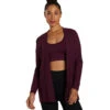 Zobha Comfort Cardigan -Beyond Yoga || Onzie || Marika Sales Store 7052892209195 potentpurple 1a