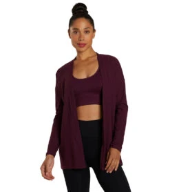 Zobha Comfort Cardigan -Beyond Yoga || Onzie || Marika Sales Store 7052892209195 potentpurple