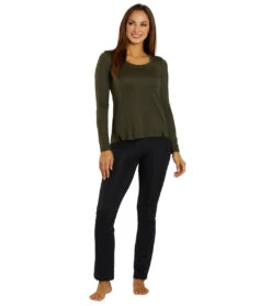 Balance Collection Barely Flare Pant 32 Black -Beyond Yoga || Onzie || Marika Sales Store 7052892602411 black 4a