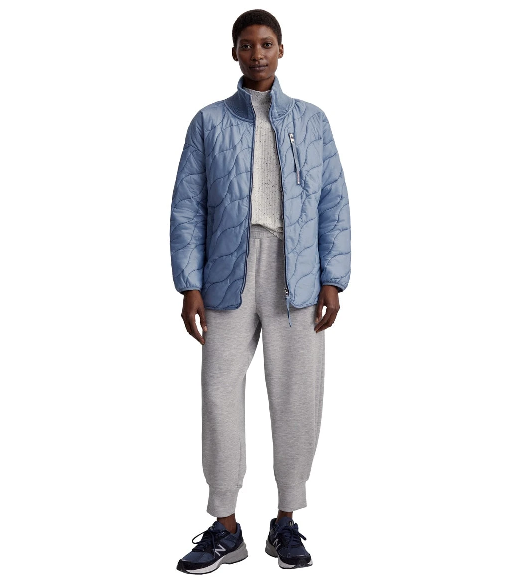 Varley Danea Quilt Jacket Dusty Blue 5 Varley Danea Quilt Jacket Dusty Blue - Image 3