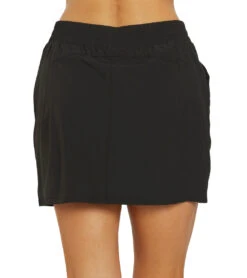 Marika Kira Stretch Woven Skort -Beyond Yoga || Onzie || Marika Sales Store 7087194636331 black 3a 1