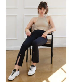 Cream Yoga Julia Flare Pants -Beyond Yoga || Onzie || Marika Sales Store 7092968489003 black 3a