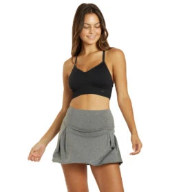 Marika Kona Skort -Beyond Yoga || Onzie || Marika Sales Store 7097406881835 heatherblack 4a
