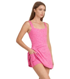 Thrive Societe Sweetheart Tennis Dress -Beyond Yoga || Onzie || Marika Sales Store 7099230879787 heatherraspberry 2a