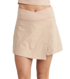Thrive Societe Cross Over Skort Latte -Beyond Yoga || Onzie || Marika Sales Store 7103156748331 latte 1