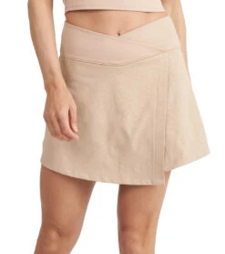 Thrive Societe Cross Over Skort Latte -Beyond Yoga || Onzie || Marika Sales Store 7103156748331 latte 4a 1