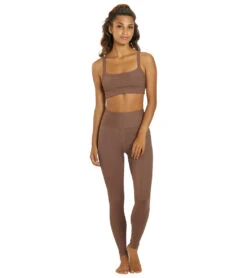 Year Of Ours Ribbed High High Legging Coco -Beyond Yoga || Onzie || Marika Sales Store 7139603415083 coco 4a