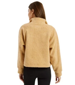 Year Of Ours The Lucia Half Zip Tan -Beyond Yoga || Onzie || Marika Sales Store 7139604103211 tan 3a