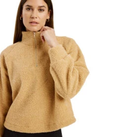 Year Of Ours The Lucia Half Zip Tan -Beyond Yoga || Onzie || Marika Sales Store 7139604103211 tan 5a